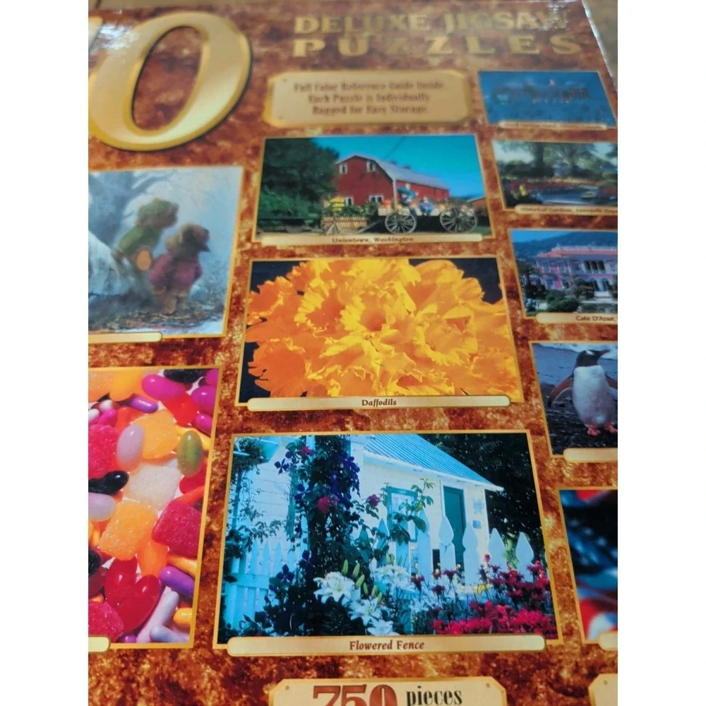 Sure-Lox 10‎ Deluxe Full Size Jigsaw Puzzles 6750 Total Pieces